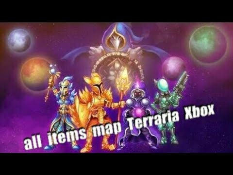 terraria xbox 360 all items map download